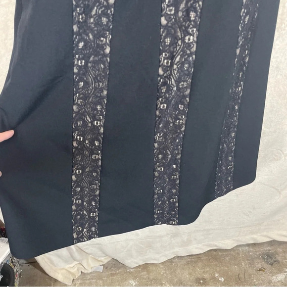 Jones New York sheath dress lace panels women’s size 8 business casual - Picture 6 of 9